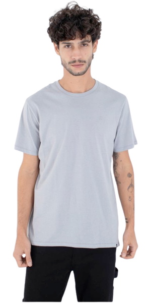 2026 Hurley Mens Low Tide Short Sleeve Tee MTSEU00010 - Thunder Blue Solid